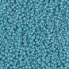 Miyuki rocailles Perlen 11/0 - Opaque turquoise green luster 11-2470
